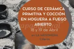 Curso Cerámica Primitiva + 2 noches en la casa rural La Casina + pensión completa 