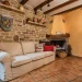 Casa Nuri de Rei A . Salon comedor-chimenea 