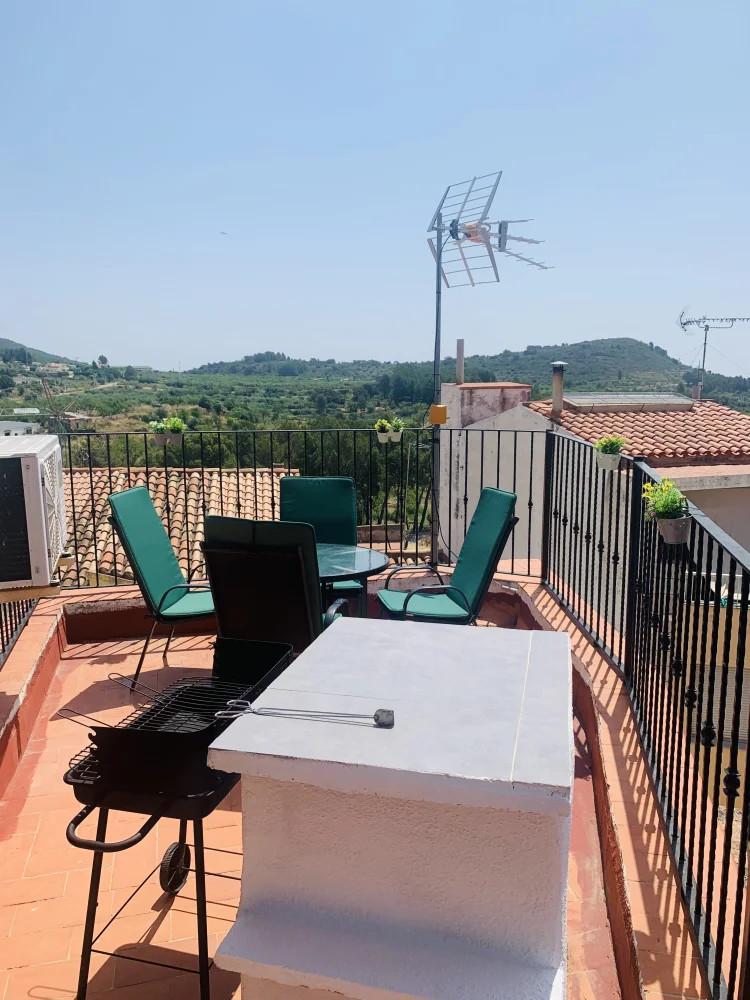 Imagen de Terraza con barbacoa y excelentes vistas