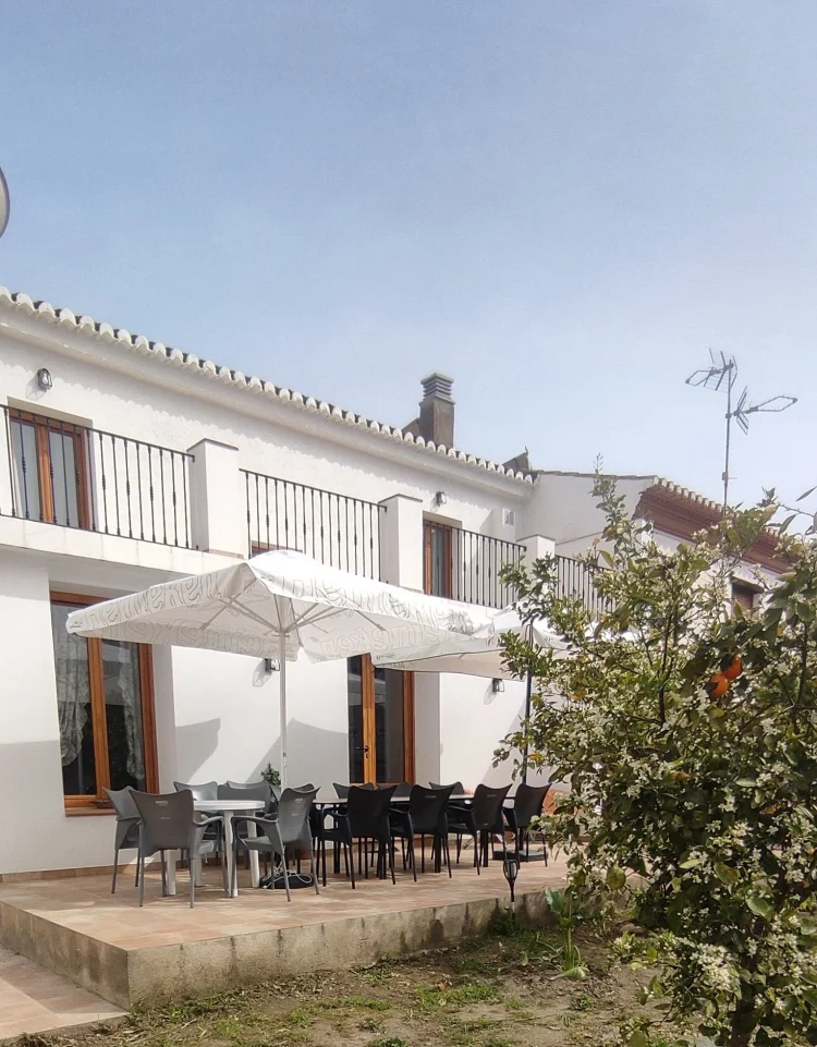 Imagen de 1 terraza en planta baja, vista al jardin, un balcon terraza