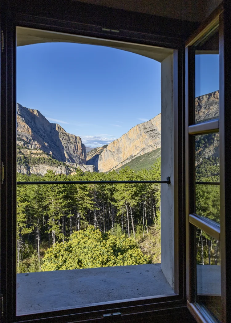 Imagen de Vistas de las habitaciones que dan al congost de Mont-rebei
