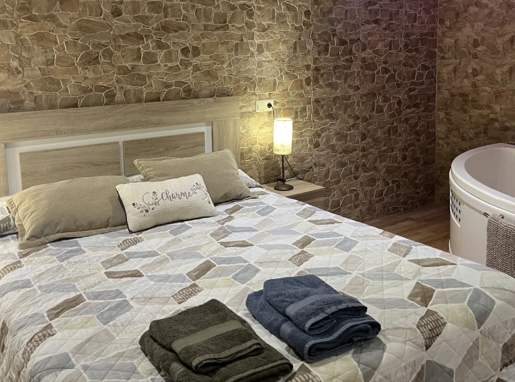 Imagen de dormitorio con yacuzzi